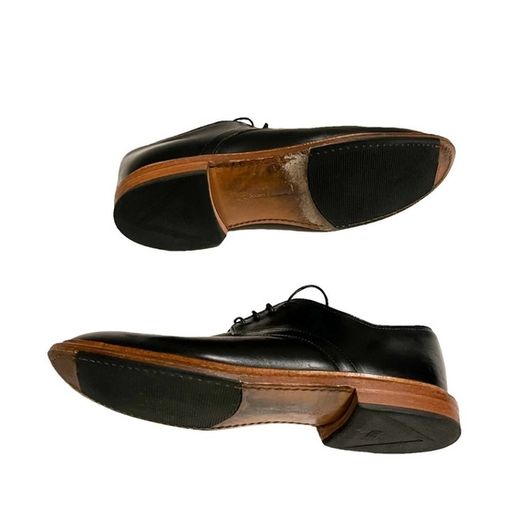 ALLEN EDMONDS Black Leather academy Oxford Casual Mens Shoes - Picture 7 of 10